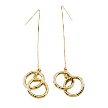 9ct gold 1.7g Drop Earrings